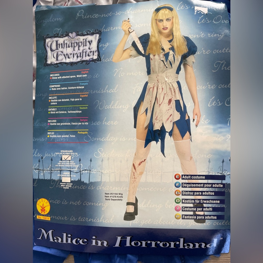 Costume- Alice in Horrorland / zombie